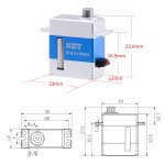 NEW KST DS315MG 8.4V Digital Metal Gear Mini Servo 4.8kg 0.07sec for RC Helicopters Swashplate Tail Locking Steering  Airplane